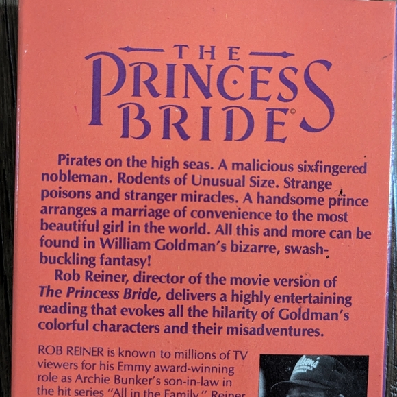 Rare/Collectable The Princess Bride cassette tapes story. (not VHS) - Picture 2 of 2